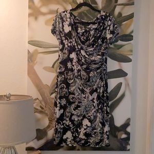 Connected Apparel black and white dress